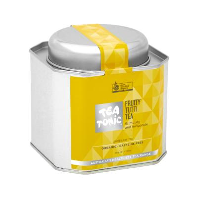 Tea Tonic Organic Fruity Tutti Tea Caddy Tin 200g